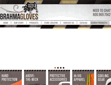 Tablet Screenshot of brahmagloves.com